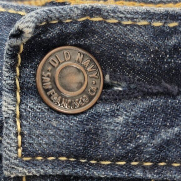 Old Navy Women's Denim Jean Mini Skirt Size 2 Medium Wash Blue Pockets 31x13.5 - Picture 7 of 8